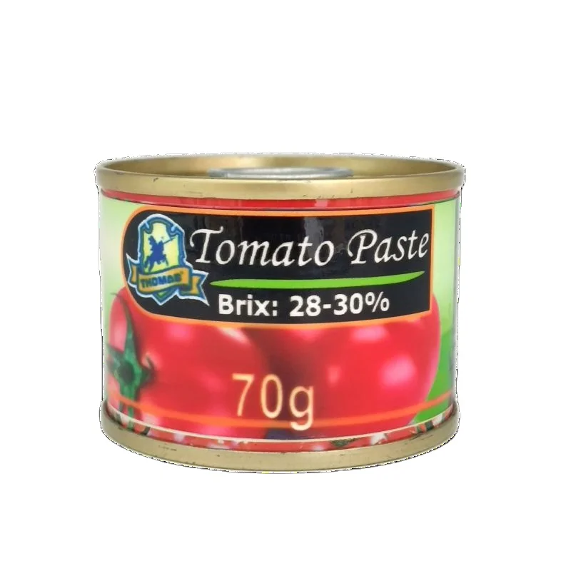 Консервированная томатная паста 70 г/олово