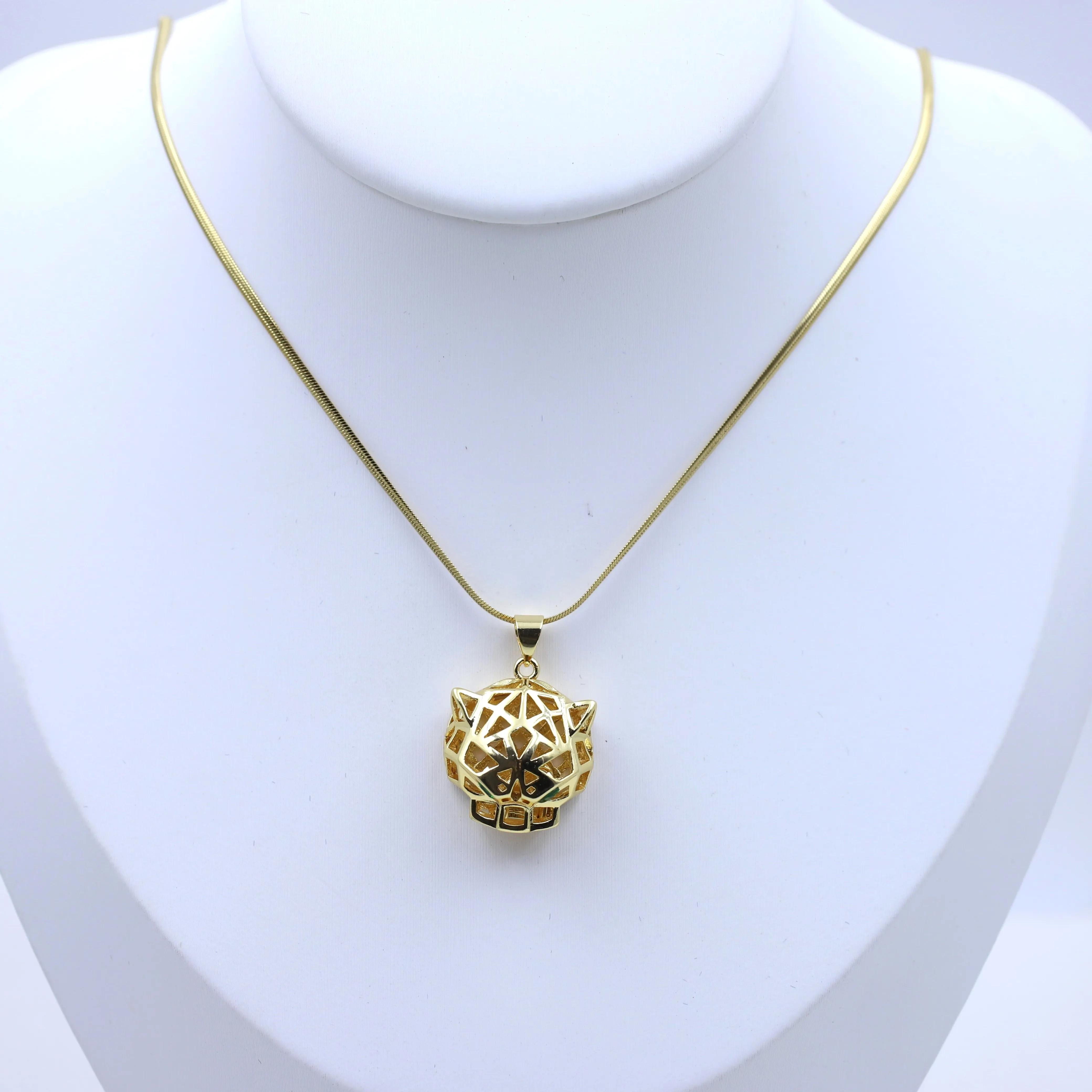 Модный Комплект украшений из 18-каратного золота 4 шт. 3D сетчатый набор с леопардовым принтом