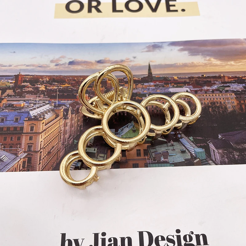 Модные металлические заколки для волос, зажимы для волос из сплава, Нескользящие зажимы для волос для женщин, тонкие волосы