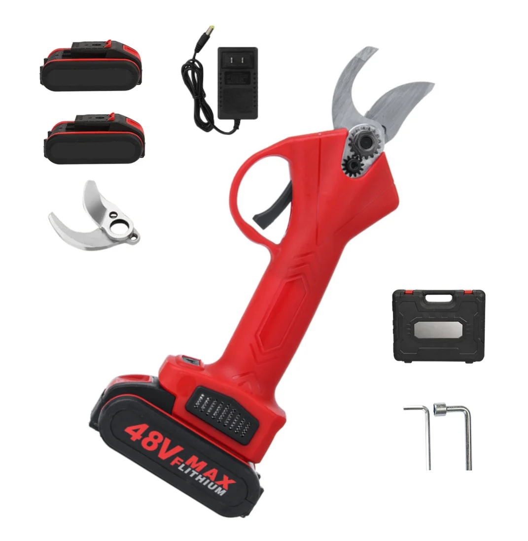 Cordless Apple tree pruning shears lithium battery brushless electronic pruner shear electric plant pruning garden shears