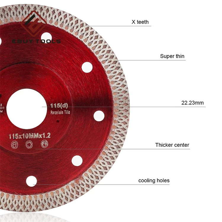 110mm  Tile cutting diamond blade saw with flange for granite,concrete cutting