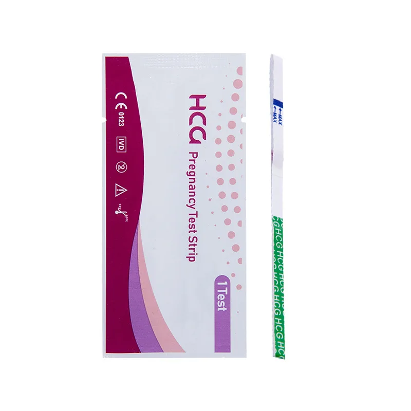 Wholesale medical tested stripping Urine One Step Rapid CE approved HCG Pregnancy Test Strip
