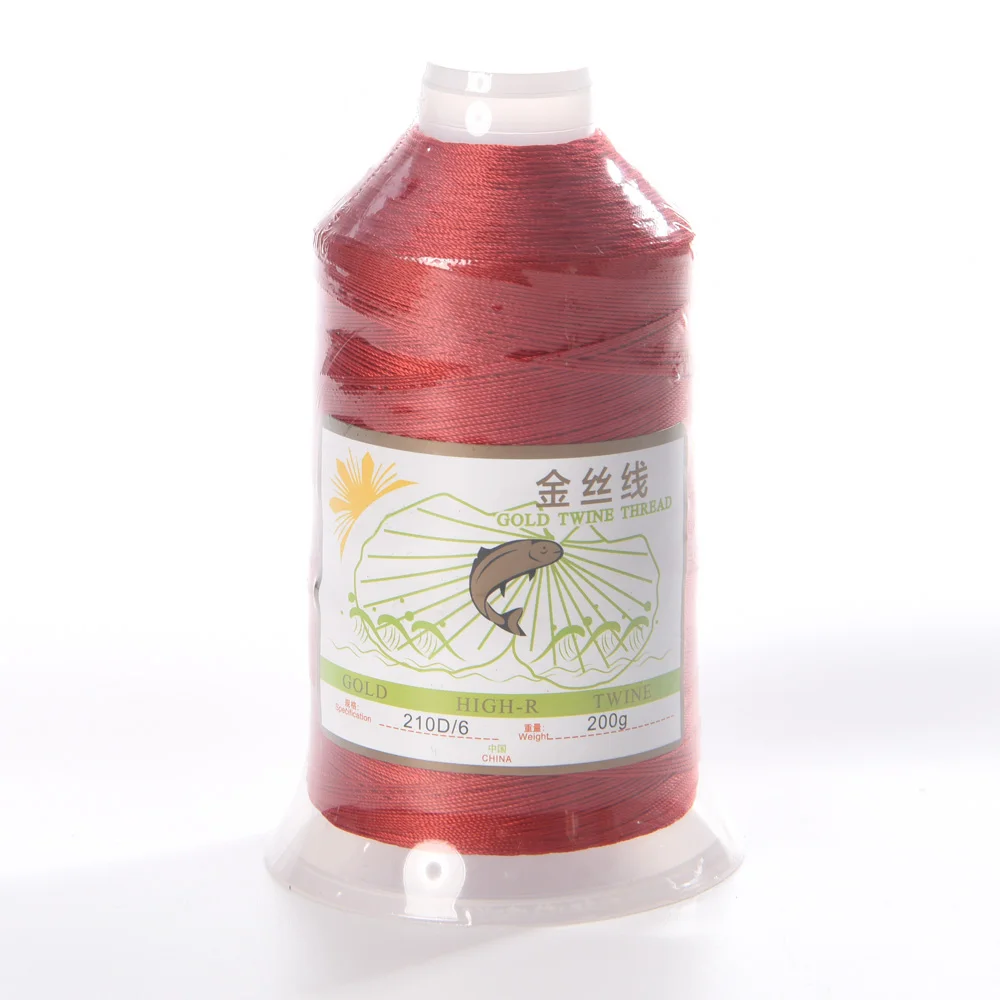 Thread Manufacturer 210D/2 210D/6 High Resistance 100% Polyester Sewing Thread for Leather Craft