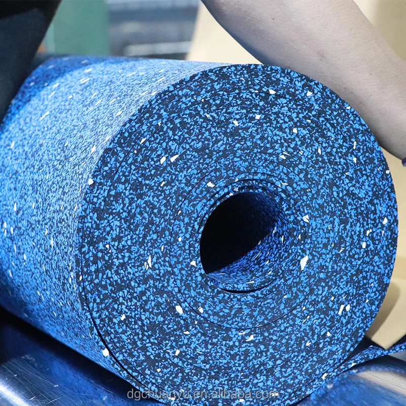 hot selling 3-12mm gym rubber floor roll  rubber flooring mats rolls for fitness
