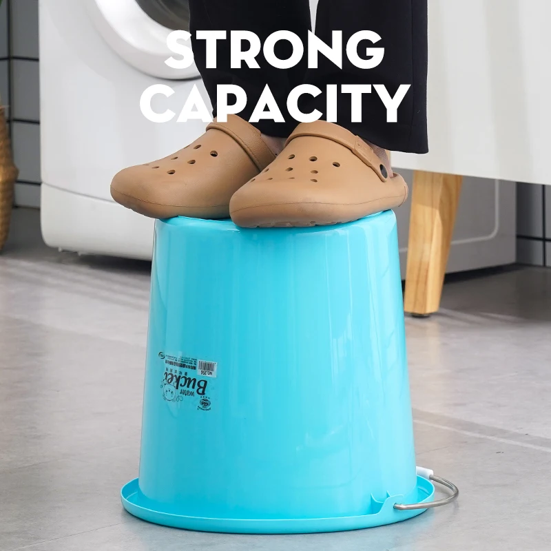 Factory Wholesale High Quality Portable Kitchen Water PP Plastic Bucket With Handle