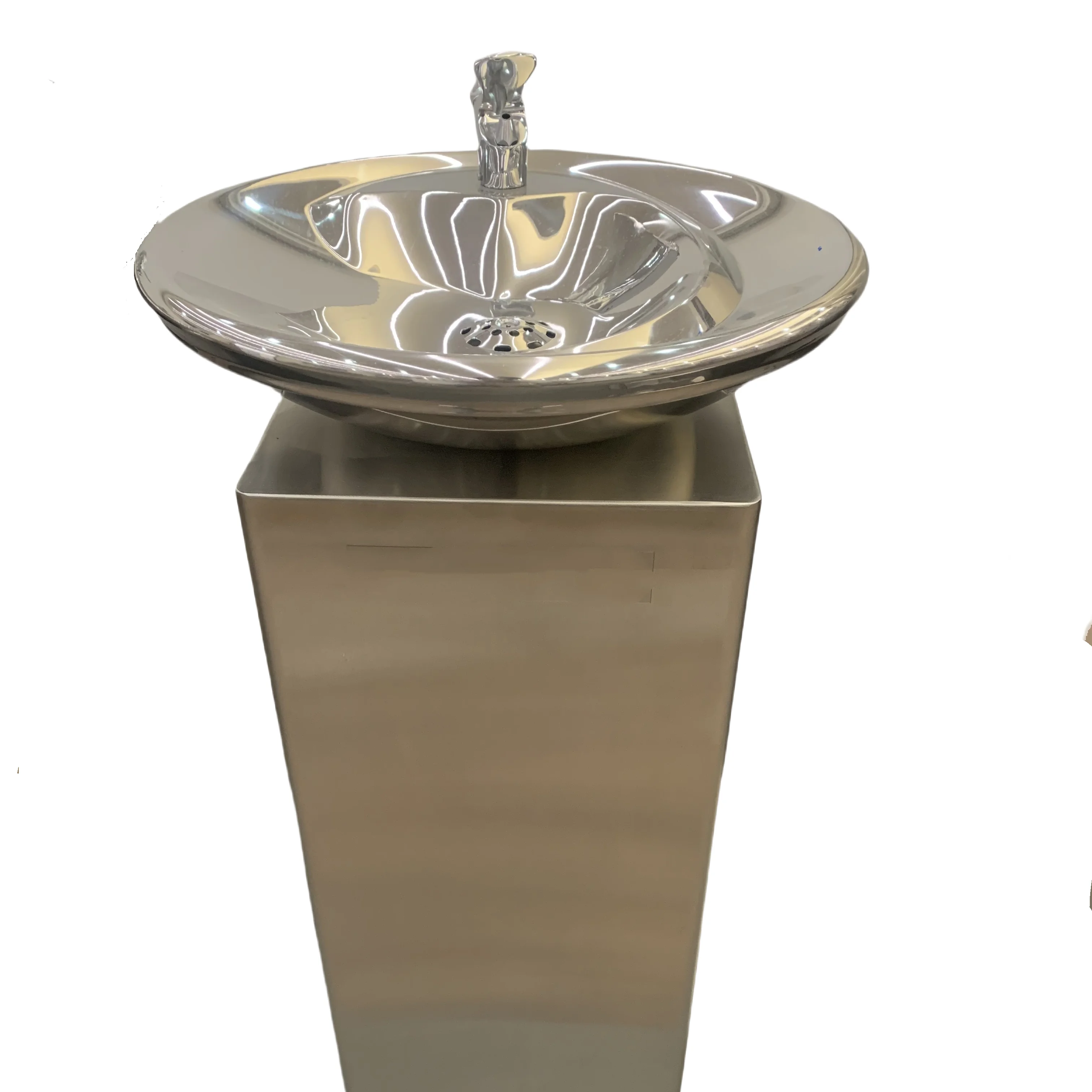 High Quality Outdoor 304 Stainless Steel Sink Standing Sanitary ADA Compliant Basin Public Drinking Fountain Water Sink