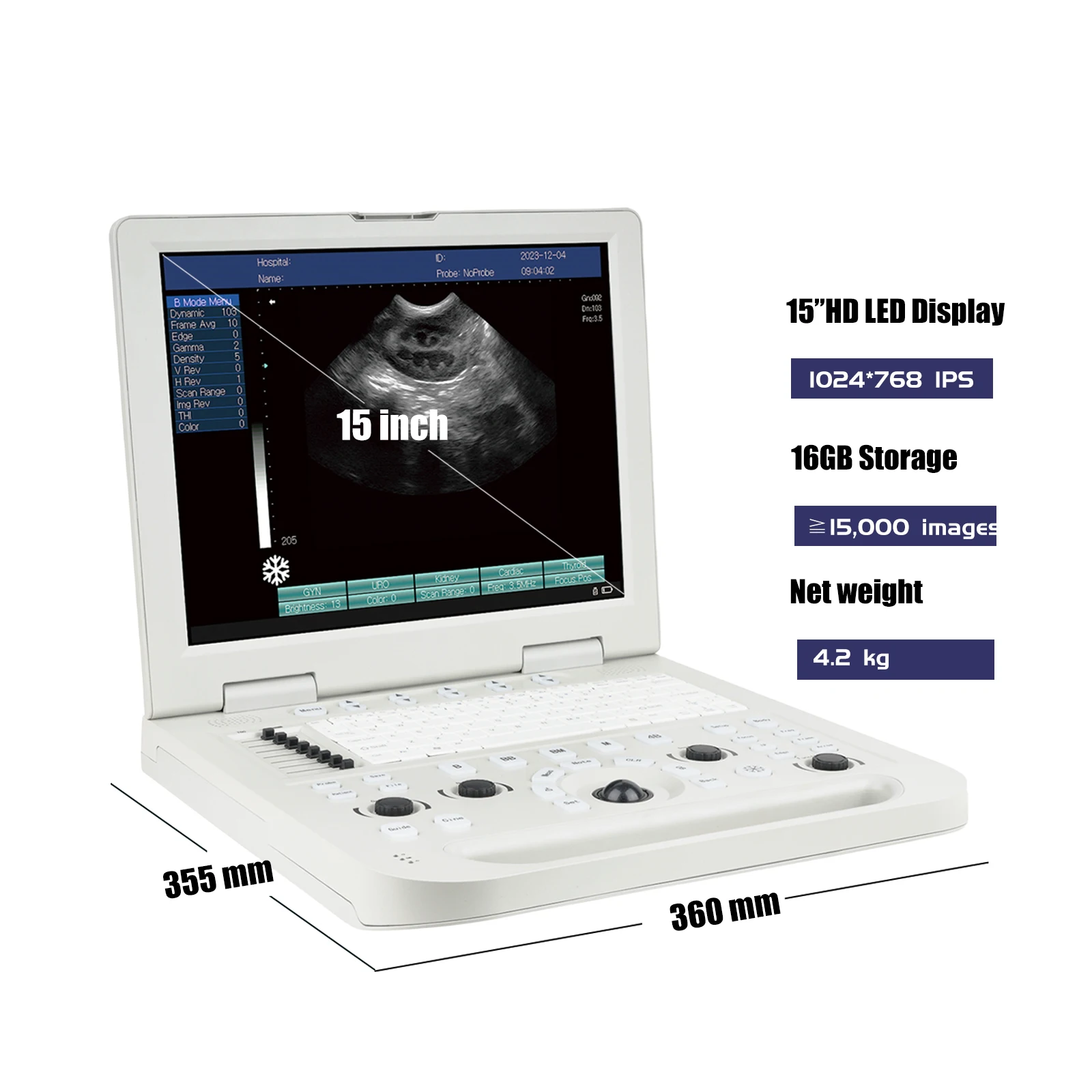 Medical Ultrasound Instruments Portable Equipos De Ultrasonido Ecografo Ultrasound Machine for Human and Pets