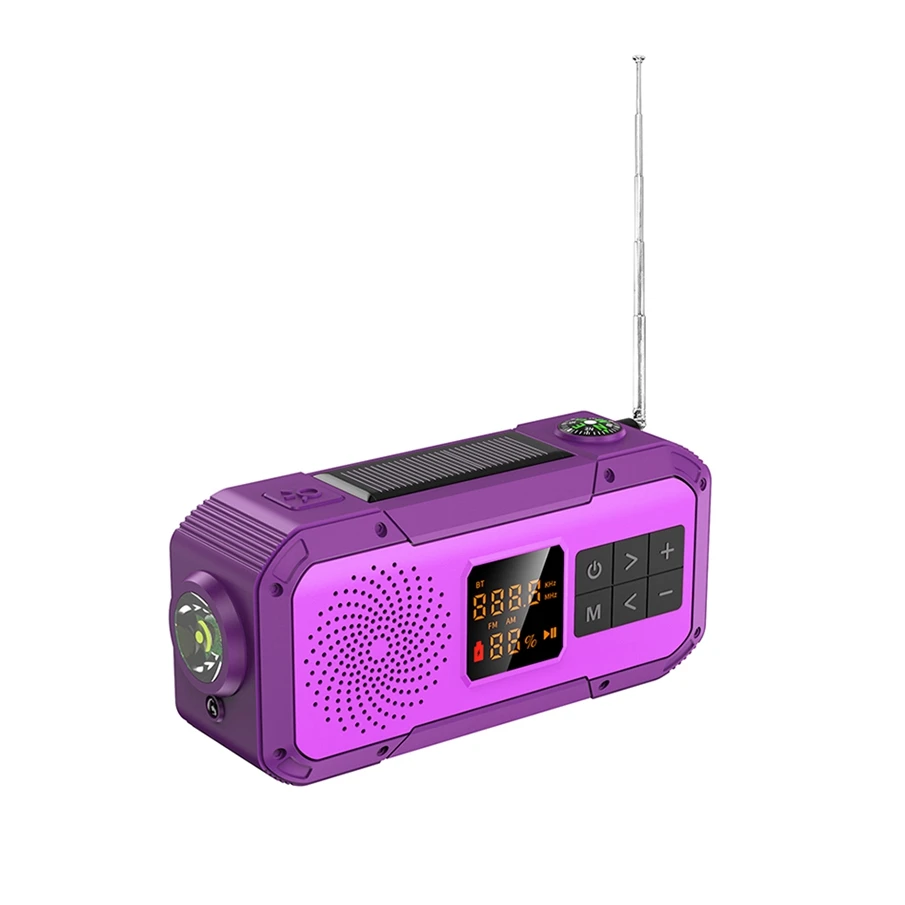 Super Ultra HD AM FM Global radio Digital Multi wireless speaker Talki The Radio With Stand/Hook for outdoor