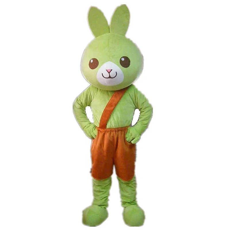 Smart Cartoon Adult Cosplay Party Look Custom Easter Rabbit Adult Mascot Costume for Sale