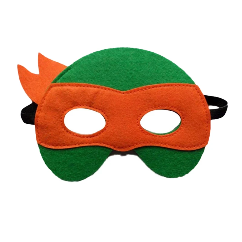 Adults Cosplay Avengers Children Xmas Costume Party Decoration Kids Ninja Turtles Cartoon Felt Masks
