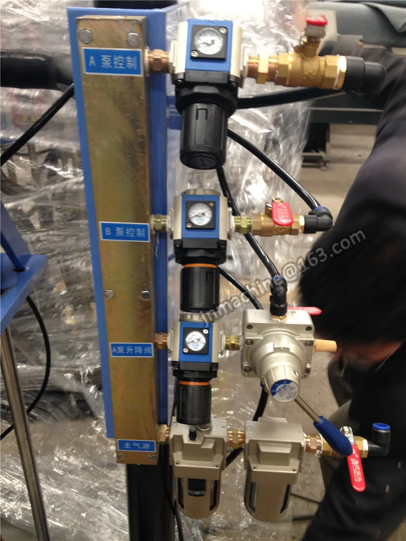 Hollow glass double glaze glass semi-automatic silicone coating machine