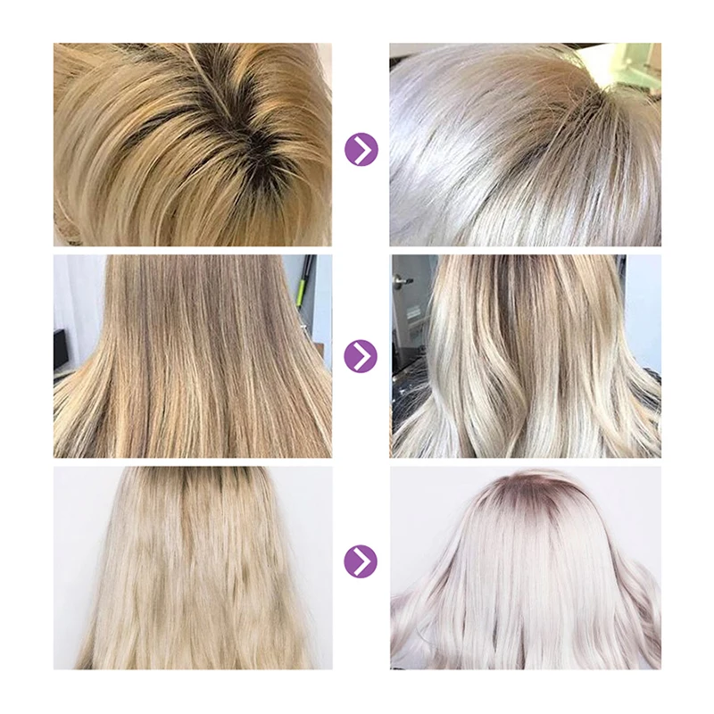 Private Label Professional Blonde Purple Hair Mask Deep Repairing Dry Damaged Hair Purple Hair Mask