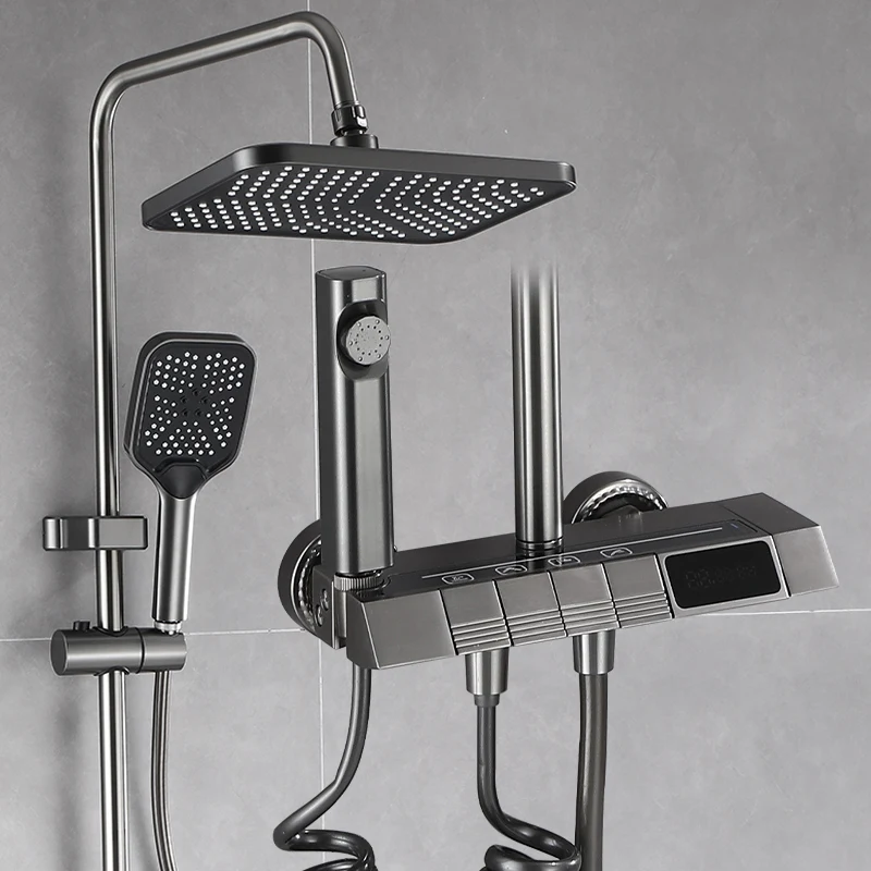 bathroom accessories luxury set shower shower set piano shower mixer set