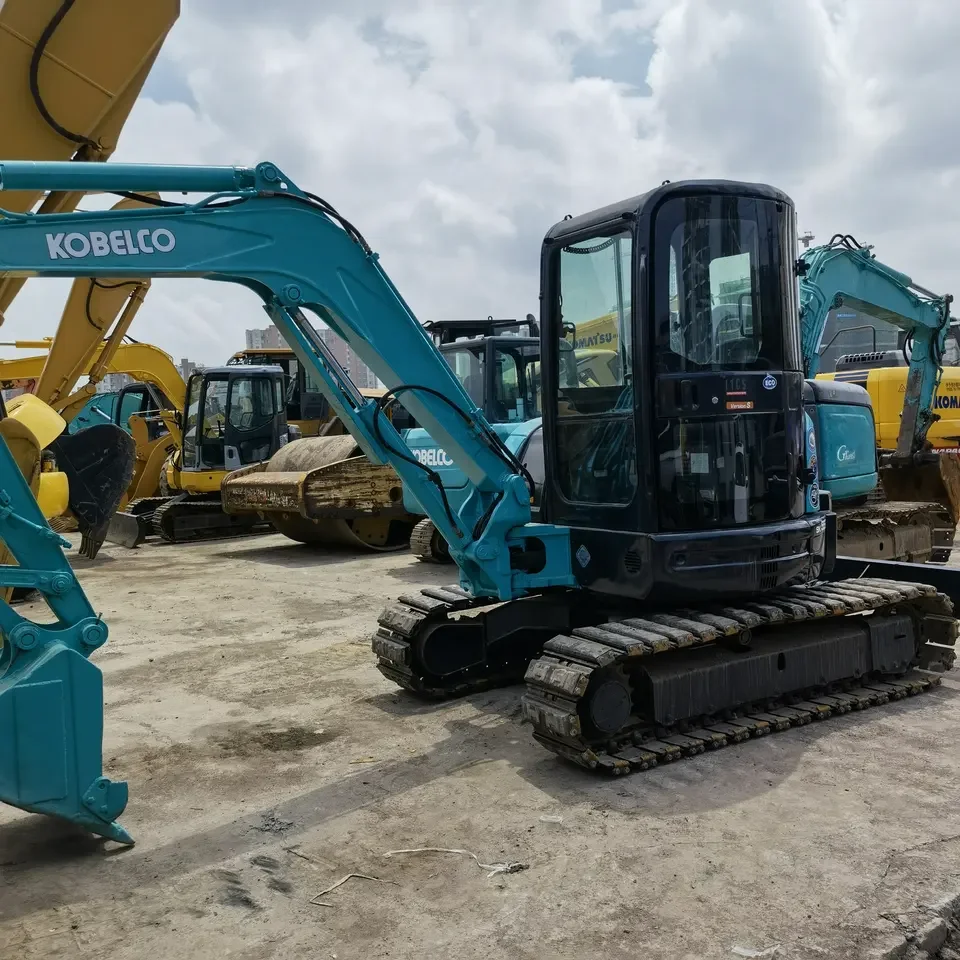 Good Condition Kobelco SK55 High Quality Used Mini Excavator in Stock for Sale