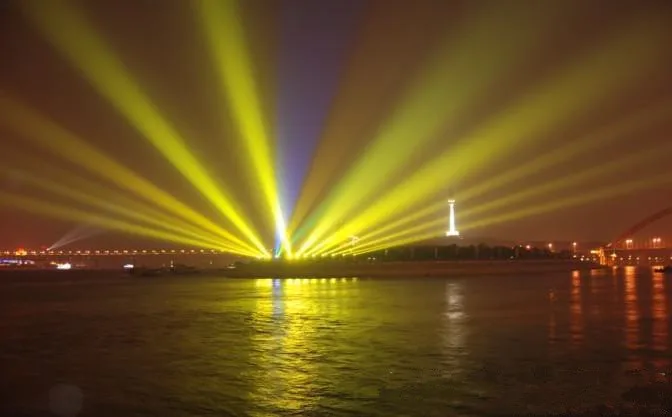 xenon lamp 4KW-5KW moving head color changing outdoor sky tracker light/sky search light cmy