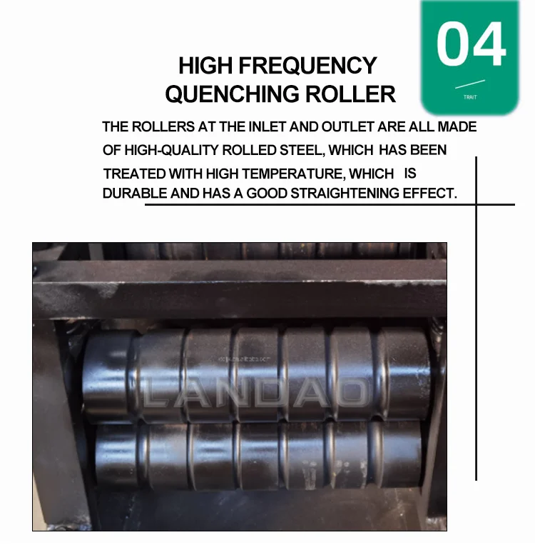 China Waste Round Bar Straightener Supply Scrap Bar Straightening Machine