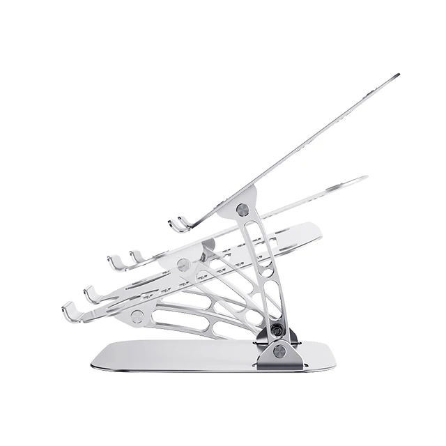 ODM Высокое качество, в наличии, оптовая продажа, Эргономичный Алюминиевый Регулируемый Настольный держатель для ноутбука