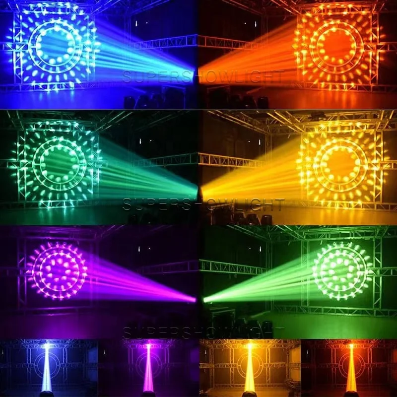 Supershow prismatic rainbow effect beam 295 moving head 295w beam 14r moving head light for stage lighting