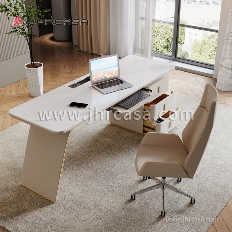 Factory price Ceo Boss Manager Office Working Desk Computer Table Executive Desk Medical Beauty Agency Consulting Desk