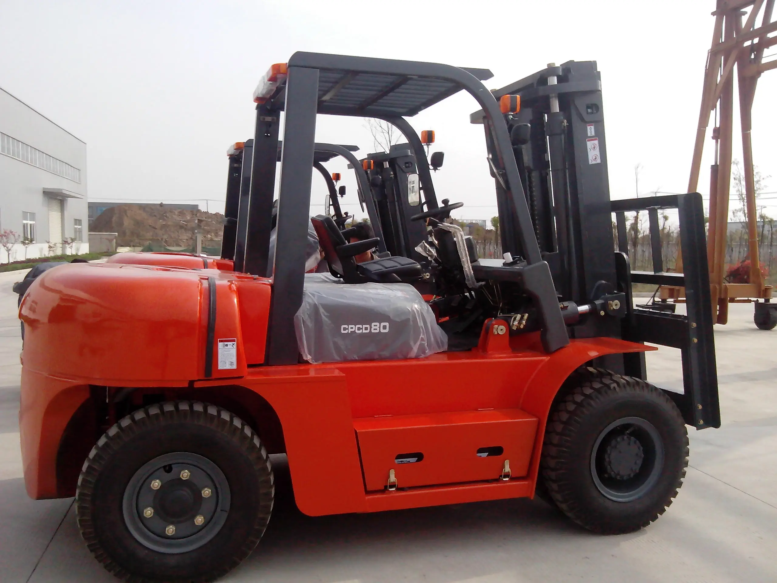 New Forklift Top Brand HELI 8 ton Diesel Forklift CPCD80-QC51K2 With Spare Parts For Sale