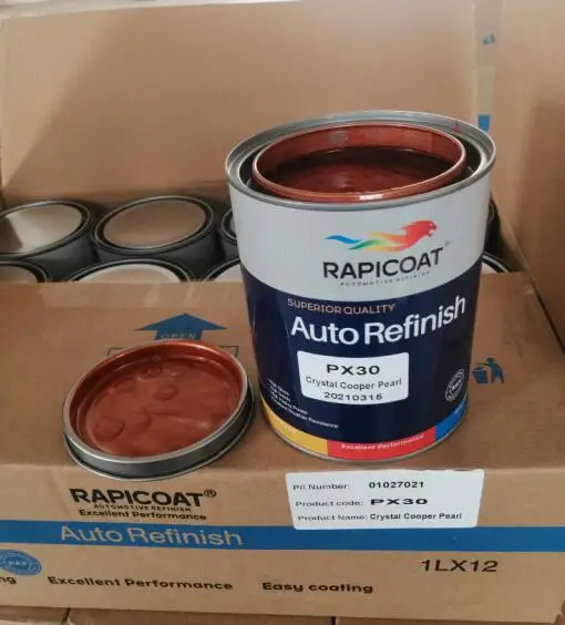 
custom OEM design bright color topcoat car paint automotive body shop coating good coverage widely used environmental protectio 