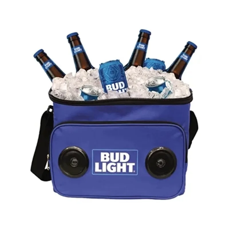 Portable Insulated Cooler Bag with Built in Speaker High Quality Speaker Beer Pack for Outdoor Traveling Cooler Speaker
