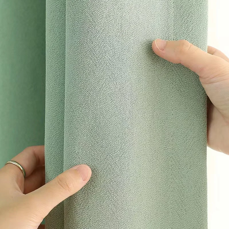 Classic Solid High Shading Blackout Polyester Window Curtains Hotel Home Bedroom Curtains for the Living room