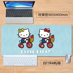 300*800*3mm Hello Kitty Cat Xxl Gaming Mouse Pad Cute Mousepad Computer Accessories Laptop Gamer Pad
