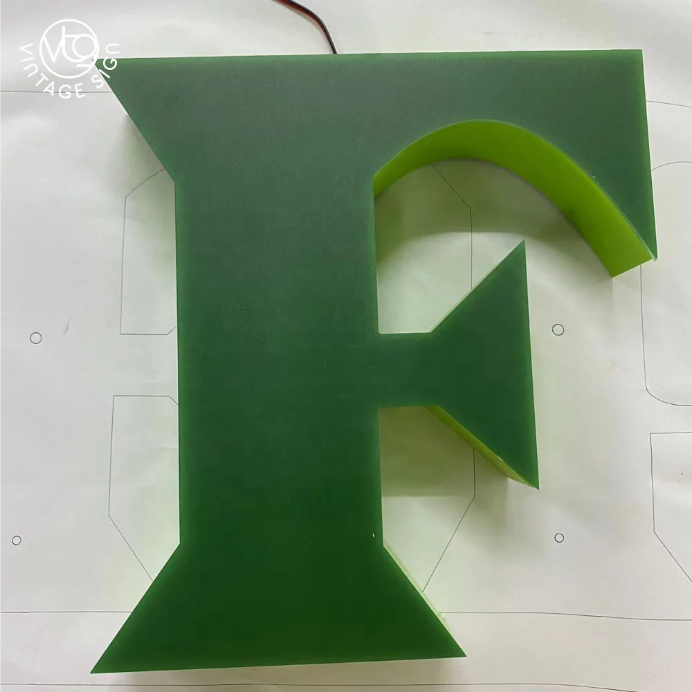 Factory Direct Epaper Lit Channel Letter Sign Front Light Led Letters With Good Quality