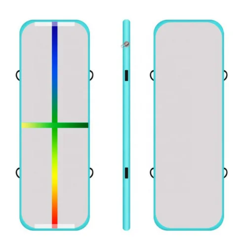 Free logo printing 6.5ft  gymnastics air track inflatable cheap inflatable air gym mat