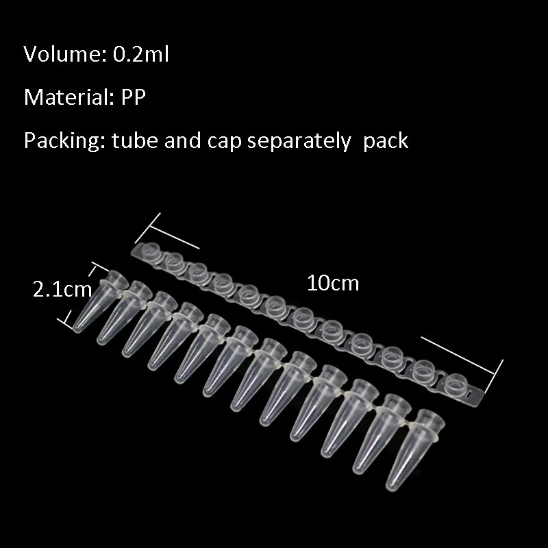 Lab Medical 12-pc Strip PCR Tube for 0.2ml