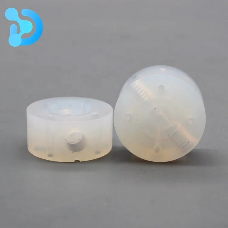 Dechengwang OEM wholesale pvdf ptfe parts polymer material backup PTFE piston ring fluid handling valve head