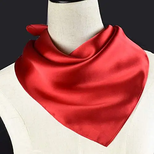 100% mulberry Silk Square Solid Color All Silk Scarf pure silk headscarf