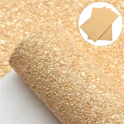 20x33cm Wholesale Chunky Sequin Glitter Pastel Fabric Sheet For Hair Bows Making 1113139