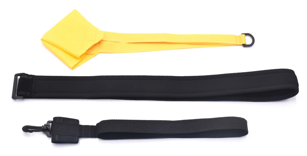 30cm Swimming Strength Training Resistance Belt with Drag Parachute for Endurance Swimming Train Swimming Sprint Training