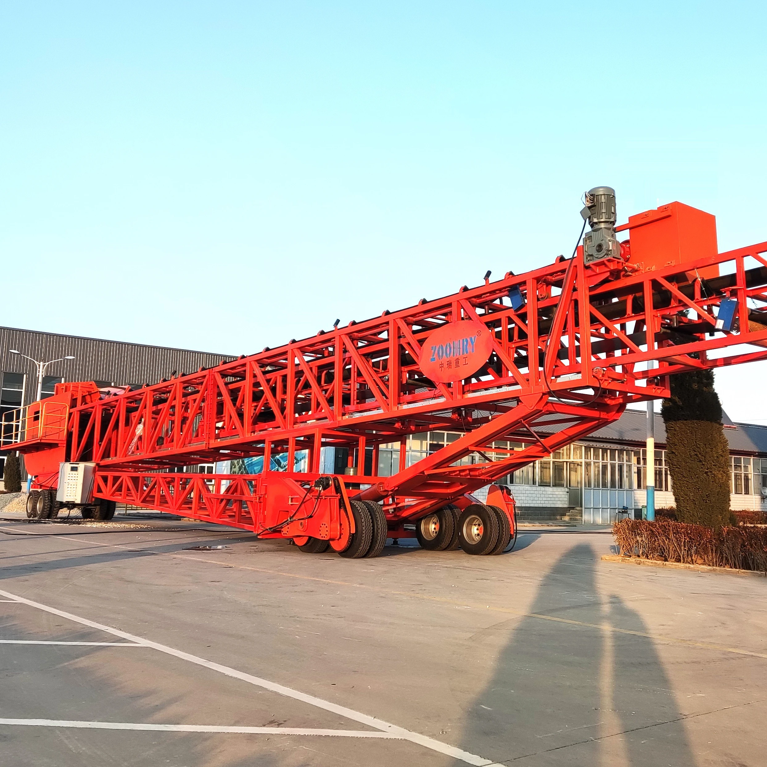 Adjustable Height Flexible Movable Telescopic Stacker  Bulk Handling Solutions mobile stacker  for gravel aggregate