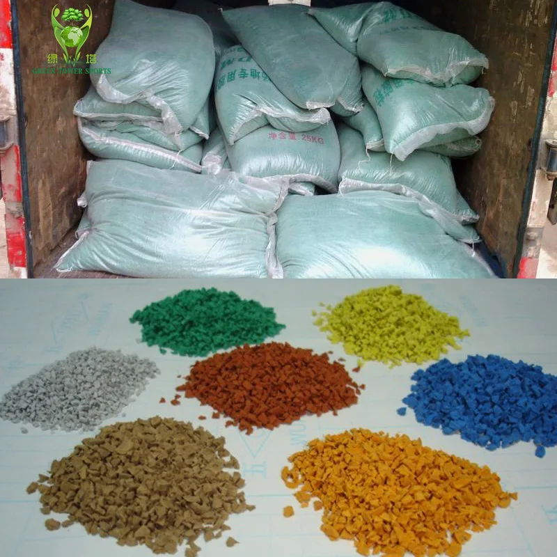 Playground Rubber Granules EPDM Material in Customized Pack for Artificial Turf