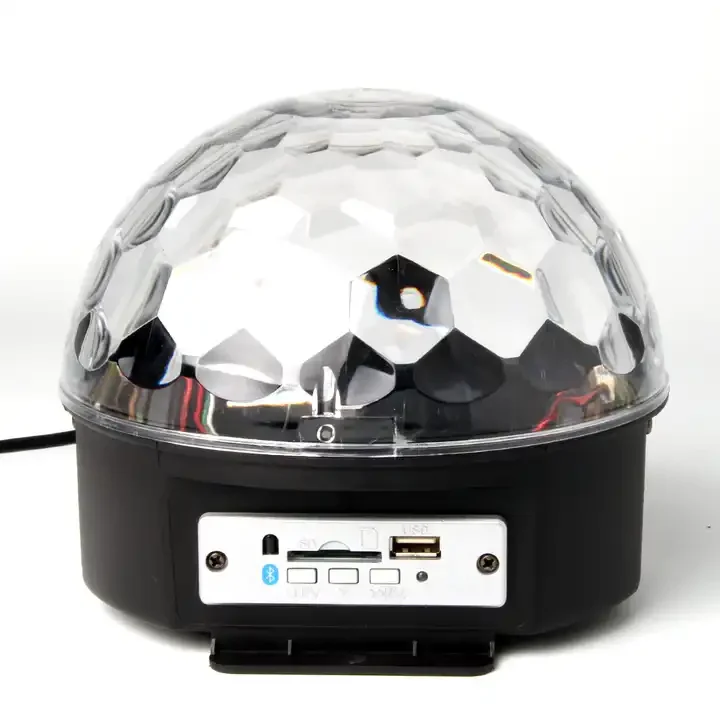 portable RGB   led crystal magic dj disco ball light with usb socket  night club light for home party decor high brightness LED
