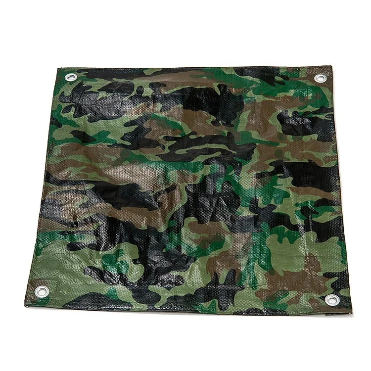 Waterproof Pe Tarpaulin Cover Camouflage Pe Tarpaulin