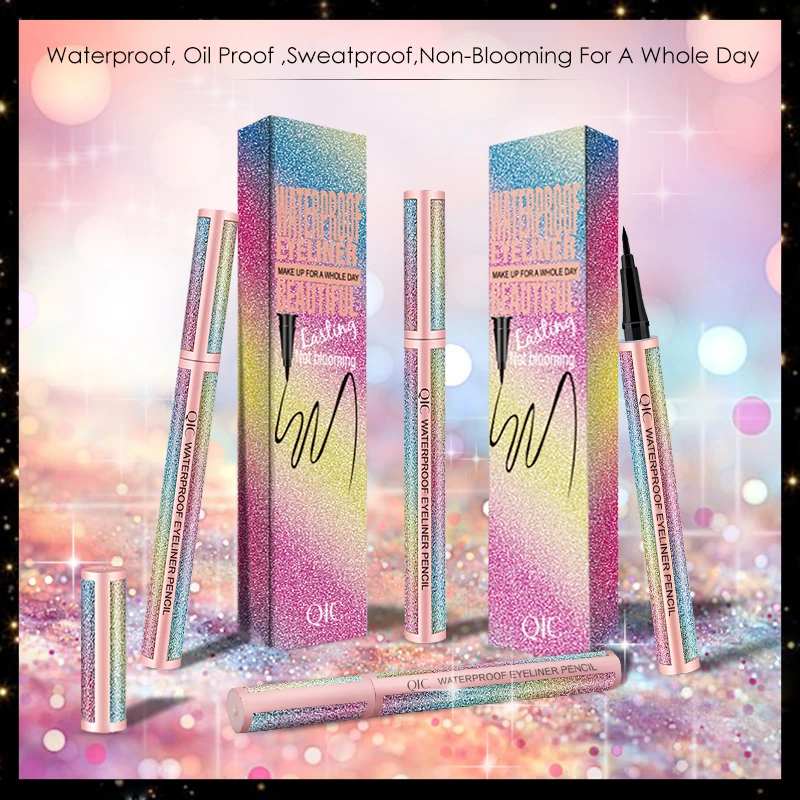 Vegan Smudge Proof Soft Black Eyeliner Pencil Waterproof Custom Logo Gel Liquid Eyeliner Pen Packaging Eyeliner For Eye