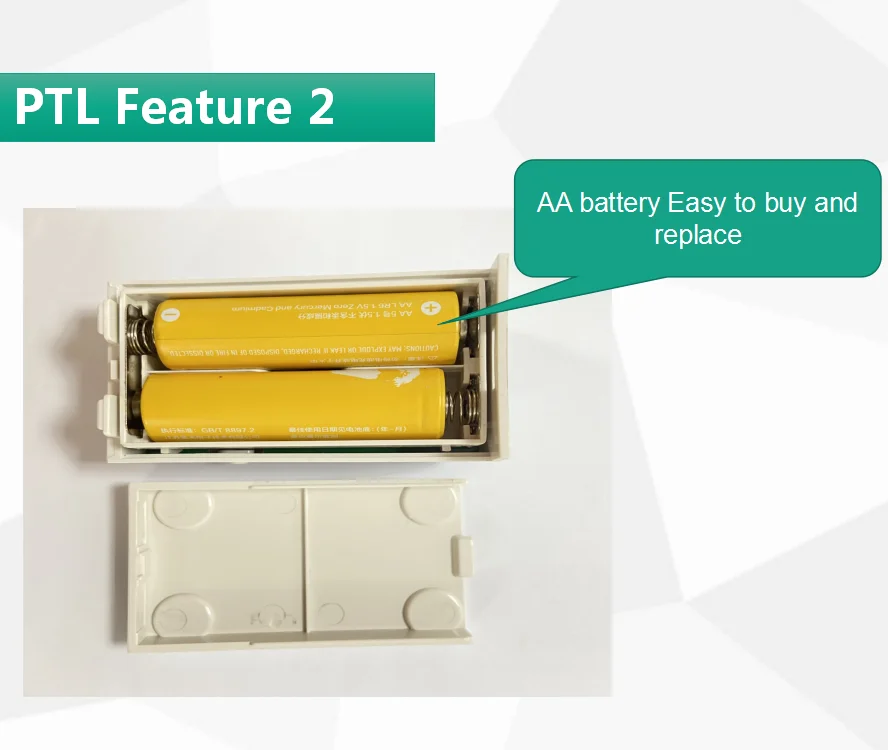 Warehouse picking tag with bigger button and bigger rgb LED light WMS SORTING SYSTEM PTL PICK TO LIGHT
