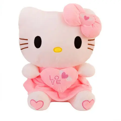 Wholesale 30/40/55/70cm Comfortable Plush Dolls Kt Cat Dolls Cat Cute Plush Toys Super Cute Hello Kitty Plush Toys OPP Bag