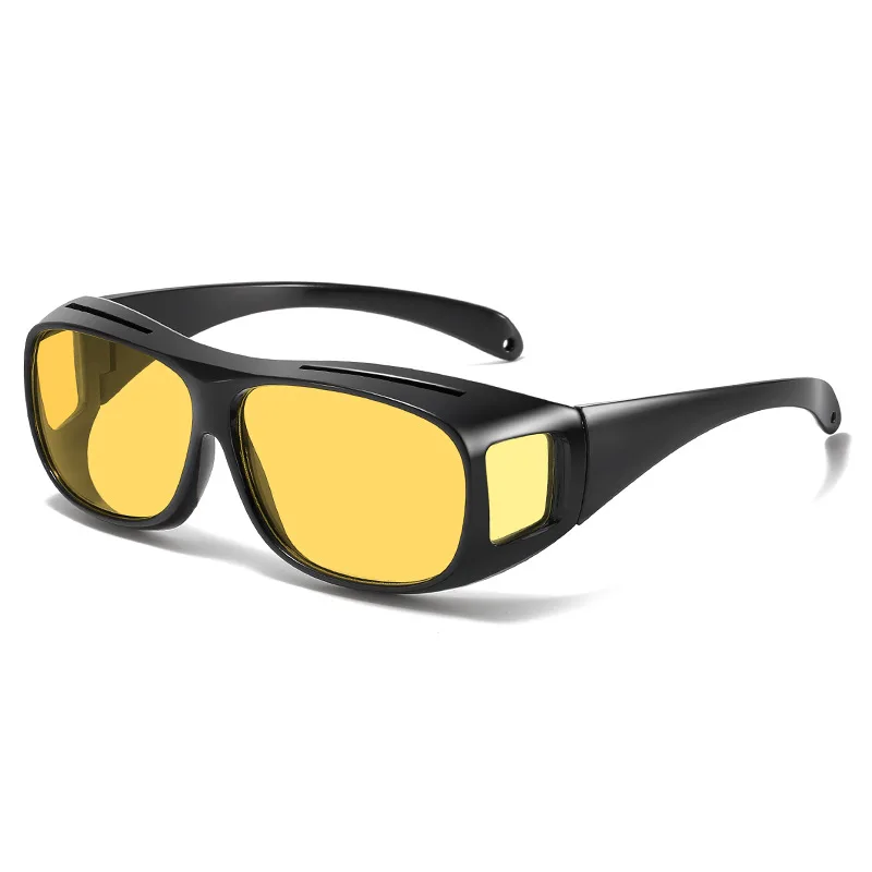 Color Lens UV400 Black Shades Glasses Men Women Custom Logo Windproof Riding Designer Thick Frame Sport Sunglasses