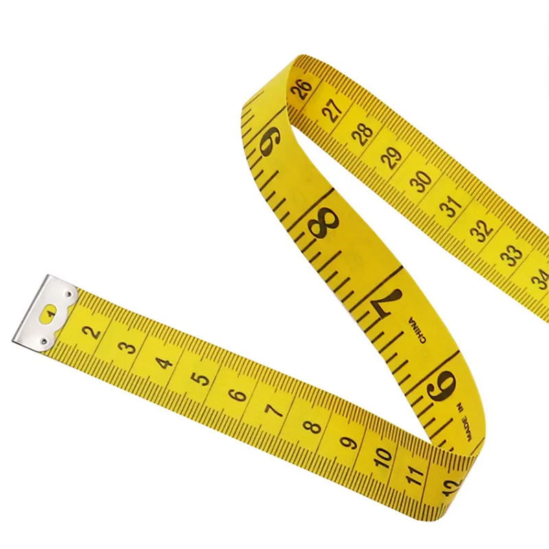 300cm 120in Body Measuring Ruler Sewing Tailor Tape Measure Mini Soft Flat Ruler Centimeter Meter Sewing Measuring Tape