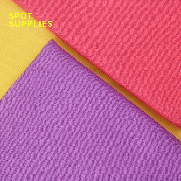 Wholesale high elastic 16*21 siro spinning left twill carbon milled stretch cotton fabric for high elastic casual pants