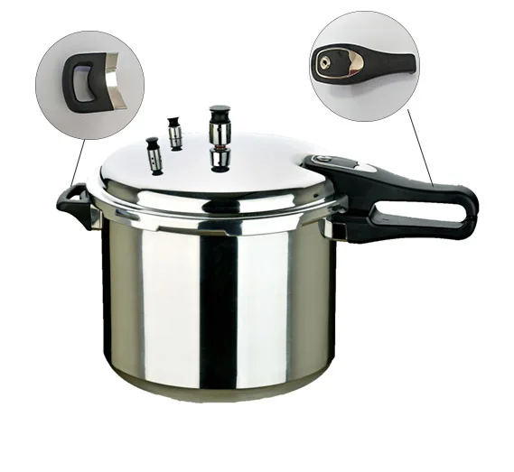 Small Capacity of 5.7L High Quality Factory OEM  Fast Cooking Aluminum Alloy Pressure Cookers Used in Gas Cooker