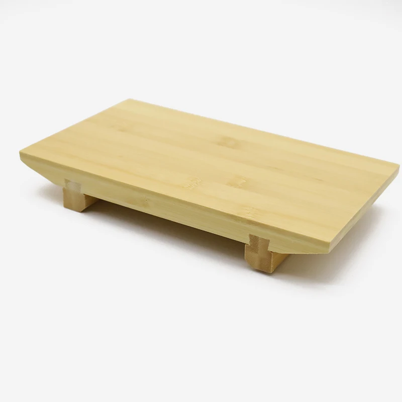 Natural environmental protection kitchen special sushi plate bamboo products simple and convenient customization
