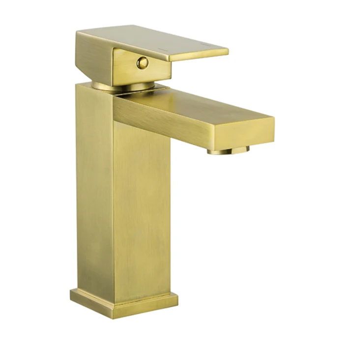 
Kaiping Hot And Cold Square Shape Modern Style Brass Bathroom Faucet Cooper Taps Vanity Basin Faucet 