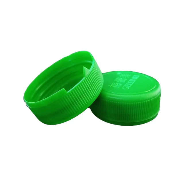 40mm wholesale custom logo flat top plastic water bottle screw caps