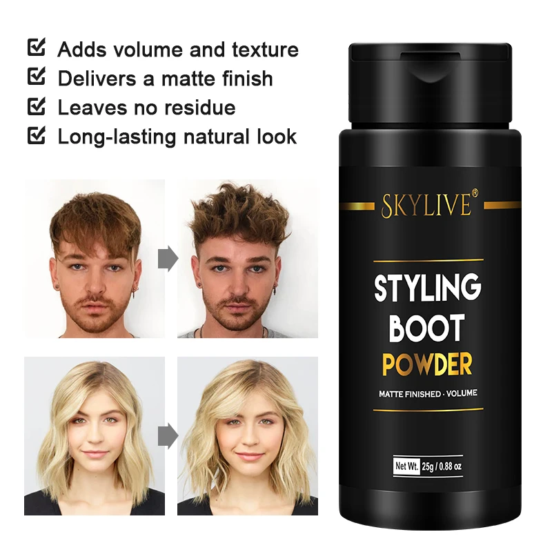 Customized Label Hair Volumizing Powder Wax Hair Fluffy Powder Thickness Hair Styling Volumizing Powder